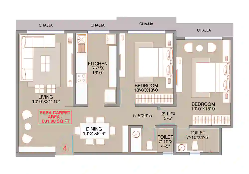 2 BHK