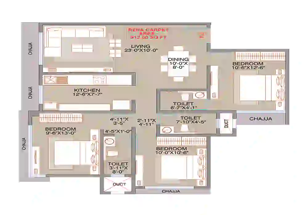 3 BHK